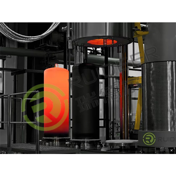 Roll Sealing Wheel CVD Coating Furnace dengan CO Precursors dan Gas Distributor Tahap Kedua