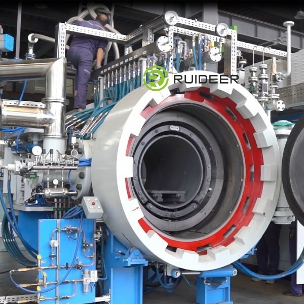 1-10MPa Tekanan Gas Tungku Sinter Tekanan untuk Sinter vakum kering dalam derajat vakum