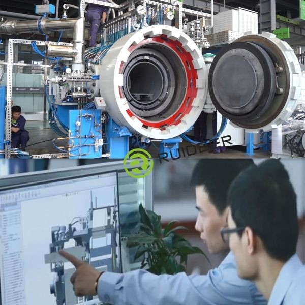 1-10MPa Tekanan Gas Tungku Sinter Tekanan untuk Sinter vakum kering dalam derajat vakum