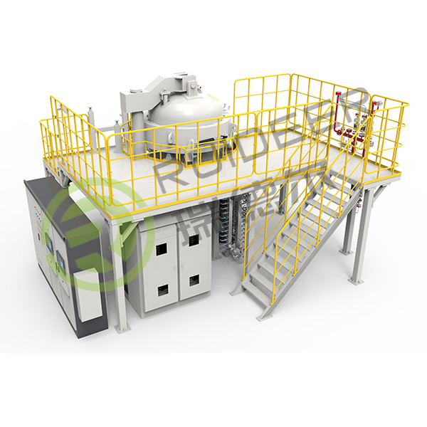 Tungku Sintering Tekanan Gas Atmosfer Seragam Vertikal untuk suhu tinggi 2000C dalam Masukan Gas N2
