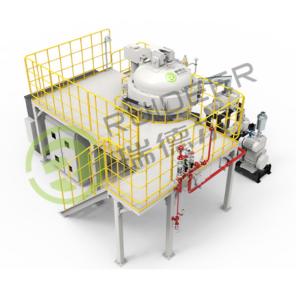 Tungku Sintering Tekanan Gas Atmosfer Seragam Vertikal untuk suhu tinggi 2000C dalam Masukan Gas N2