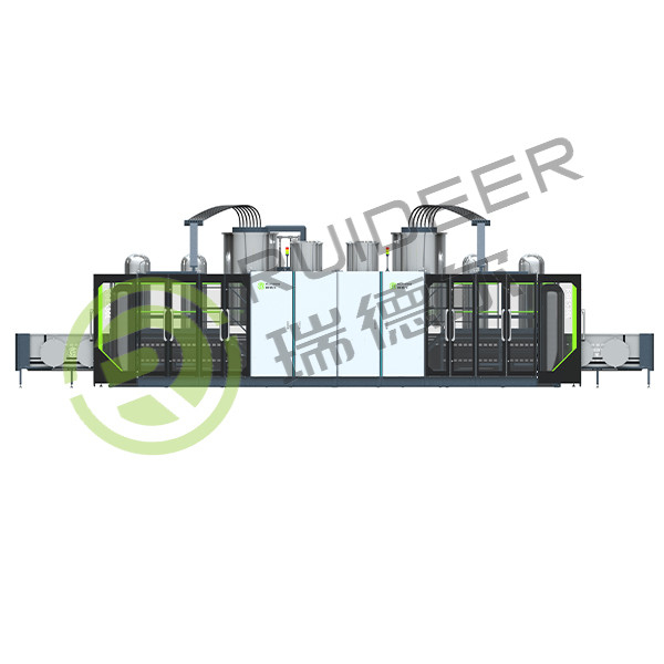 Mesin Lapisan CVD Lanjutan untuk Substrat Keramik Lapisan Kuat Adhesi Total Daya Sekitar 40/50/60/80KW
