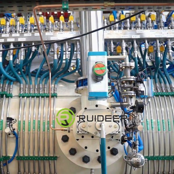 12 Bulan Periode Tungku vakum tinggi dengan batang pemanas resistensi grafit dan waktu jaminan UPS 80 menit