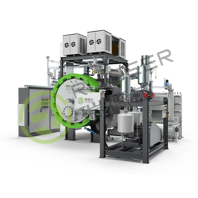 Silicon Nitride Keramik Sintering Furnace dengan 60 bar Tekanan dan ruang kerja yang dapat disesuaikan