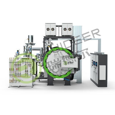 Ukuran Kamar yang dapat disesuaikan Tungku Sintering Logam dengan Mode Kontrol Suhu yang Unik dan Tingkat Vakum Hingga 10 -3 Mbar