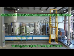 Tungku pengendapan uap kimia CVD untuk alat pemotong